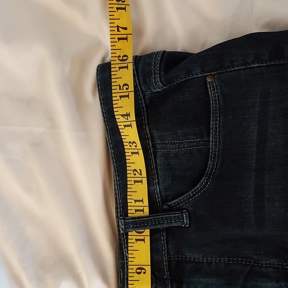 Laurie Felt Women's Shorts Daisy Denim Bermuda Shorts High Waist Cuffed … - Picture 6 of 16